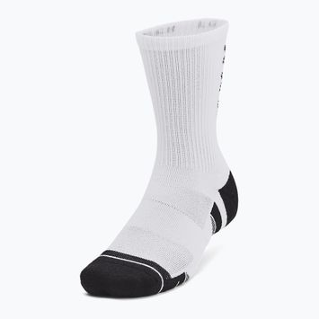 Under Armour Perf Tech Nov Crew 3P white/white/black training socks