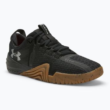 Under Armour men's training shoes TriBase Reign 6 black/anthratice/metallic silver