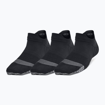 Under Armour Breathe NS Tab 3 Pack women's training socks black/black/jet gray