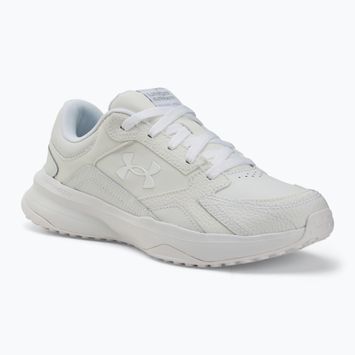 Men's training shoes Under Armour Edge Leather white/white/halo gray