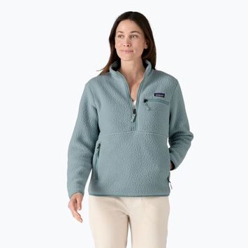 Women's Patagonia Retro Pile fleece sweatshirt Marsupial thermal blue