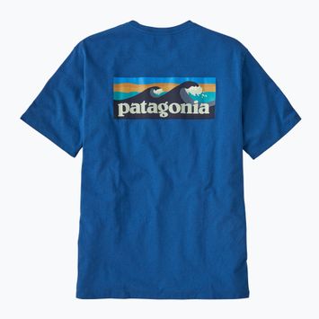 Men's Patagonia Boardshort Logo Pocket T-shirt Responsibili endless blue