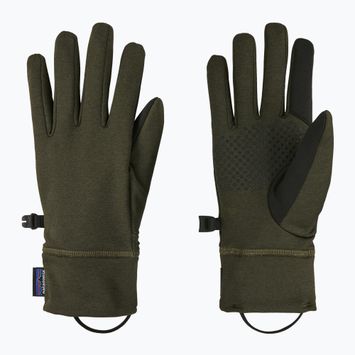 Patagonia R1 Daily pine needle green trekking gloves