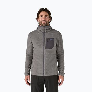 Men's Patagonia R1 Air Full-Zip trekking sweatshirt forever green