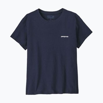 Patagonia women's t-shirt P-6 Logo Responsibili-Tee new navy