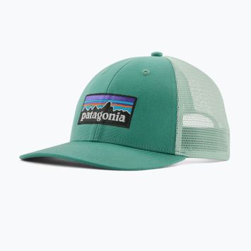 Patagonia P-6 Logo LoPro Trucker heartleaf green baseball cap