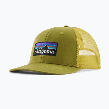 Patagonia P-6 Logo Trucker baseball cap graze green