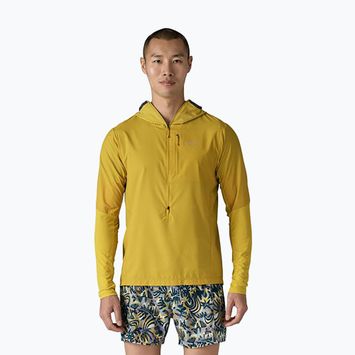 Men's Patagonia Airshed Pro Pullover trekking sweatshirt bundle green