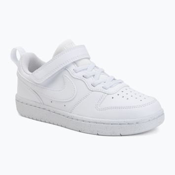 Children's shoes Nike Court Borough Low Recraft white/white/white