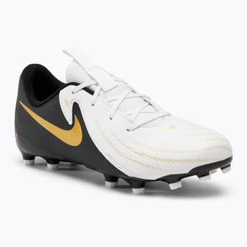 Nike Phantom GX II Academy FG/MG Junior white/metallic gold coin/black children's football boots