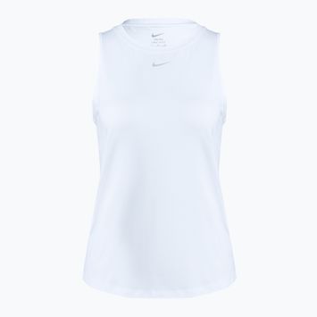 Women's training tank top Nike One Classic Dri-Fit white/black