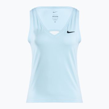 Women's tennis tank top Nike Court Dri-Fit Victory Tank glacier blue/black