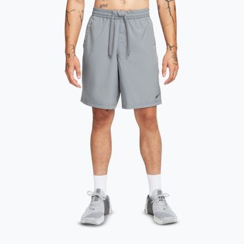 Men's running shorts Nike Form Dri-Fit Unlined 9" smoke grey/black