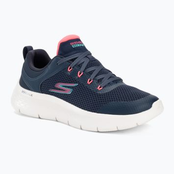 Women's SKECHERS Go Walk Flex Caley navy/white/coral shoes