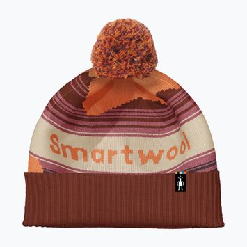 Smartwool Knit Winter Pattern POM apricot beanie