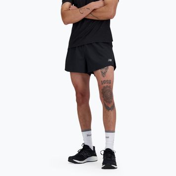 Men's New Balance RC Seamless 3 Inch Split running shorts black