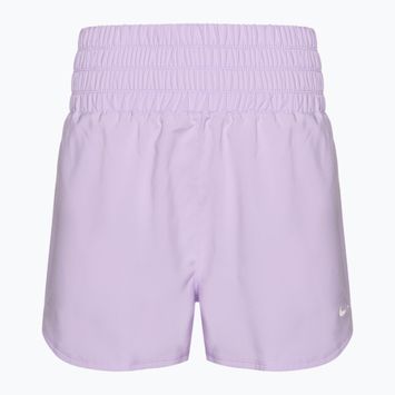 Women's shorts Nike One Dri-Fit Ultra High-Waisted 3" lilac bloom