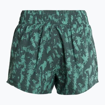 Women's Nike One Dri-Fit High-Waisted 3" Brief-Lined shorts vintage green / bicoastal / black