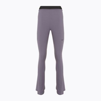 Women's leggings Nike Sportswear Chill Knit Mini-Rib Flared daybreak/black