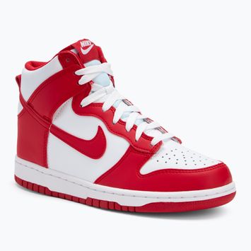 Nike Dunk High white/university red shoes