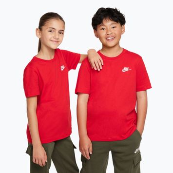 Children's T-shirt Nike Sportswear university red