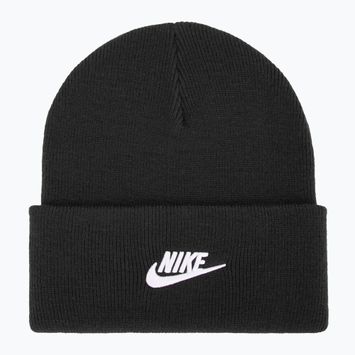 Children's winter beanie Nike Peak black/white