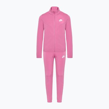 Nike Sportswear magic flamingo/ magic flamingo/ white children's tracksuit