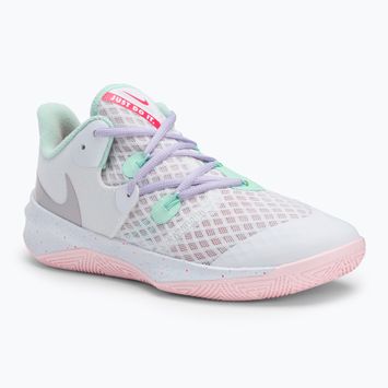 Nike Zoom Hyperspeed Court SE volleyball shoes white/mint foam/grey/violet mist/pink foam