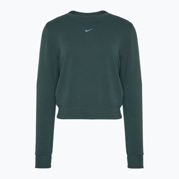 Nike Dri-FIT One Crew Neck French Terry women's sweatshirt vintage green/ black