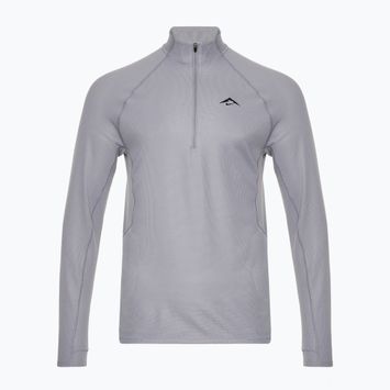 Men's Nike Trail Dri-Fit 1/2 Zip cement grey/black running sweatshirt