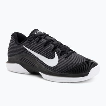 Men's tennis shoes Nike Vapor 12 black / white / dk smoke grey