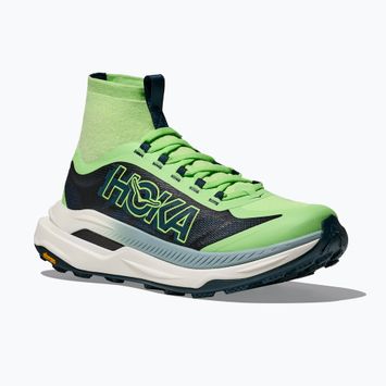 Men's HOKA Tecton X 3 tart apple/blue twilight running shoes