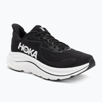 Women's running shoes HOKA Clifton 10 black/white