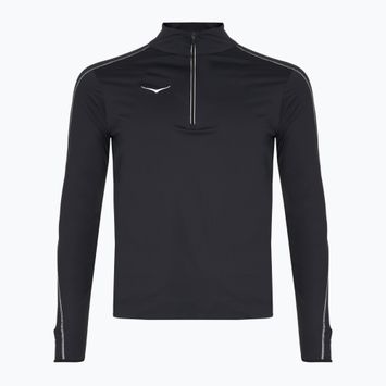 Men's running sweatshirt HOKA GlideTech Quarter Zip black