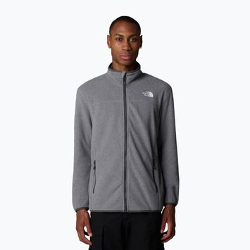 Men's The North Face 100 Glacier Full Zip sweatshirt medium grey heather