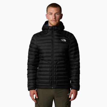 Men's down jacket The North Face Huila Synthetic Hoodie black/asphalt grey