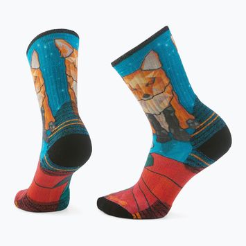 Women's socks Smartwool Hike Targeted Cushion Geo Fox Print Crew capri