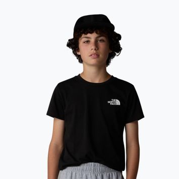 The North Face Teen Simple Dome Tee black children's t-shirt