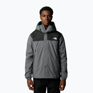 Men's rain jacket The North Face Antora smoked pearl/tnf black/npf