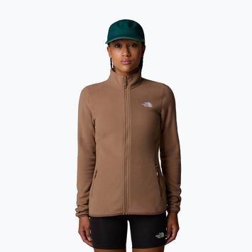 The North Face women's 100 Glacier FZ latte sweatshirt