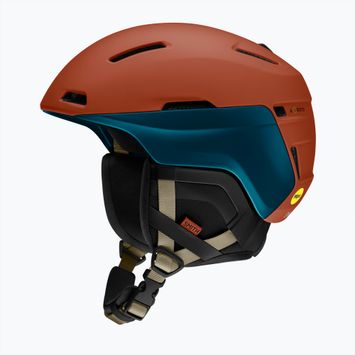 Smith Accel MIPS ski helmet matte rust steel
