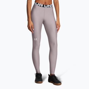 Under Armour HeatGear tetra gray/white women's training leggings