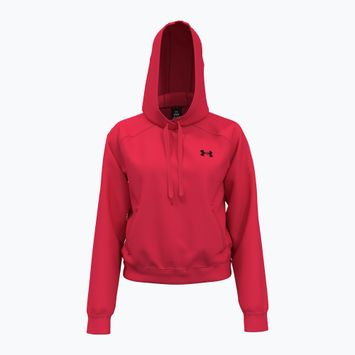 Women's Under Armour Pro Fleece Hoodie racer red/black