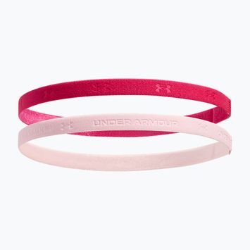 Under Armour Mini Bands headband (2 pcs) shaded fuchsia/prime pink