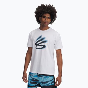 Under Armour Curry Playable 1 Basketball Tee white/black