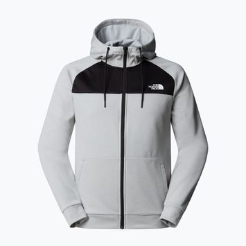 Men's sweatshirt The North Face Reaxion Fleece Full Zip Hoodie high rise grey light heather