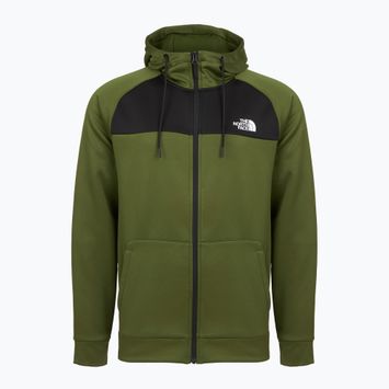 Men's sweatshirt The North Face Reaxion Fleece Full Zip Hoodie woodland green/black