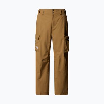 Men's ski trousers The North Face Blizzardery Cargo utility brown
