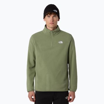 Men's fleece sweatshirt The North Face Glacier Fleece 1/4 Zip bark mist