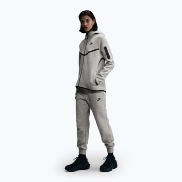 Women's trousers Nike Sportswear Tech Fleece Mid-Rise dark grey heather/black